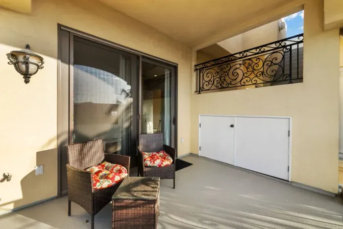 Private balcony for peaceful outdoor moments.