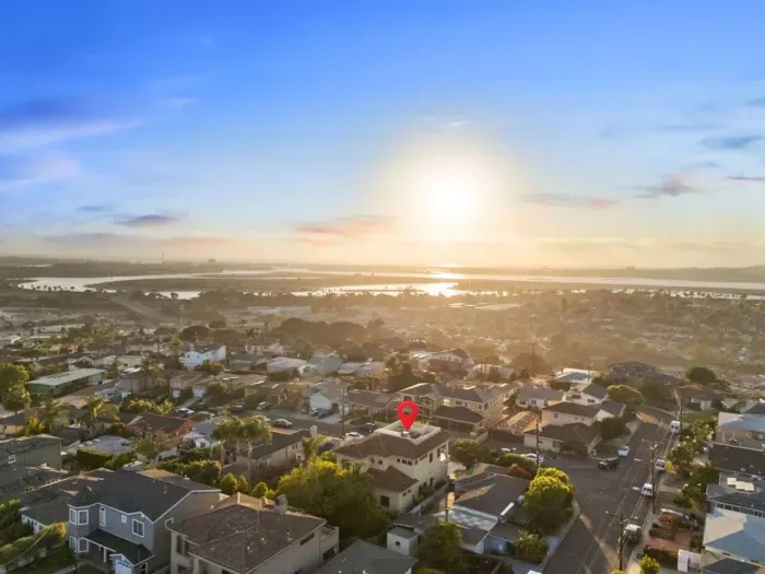 Stunning view from the top of the property.