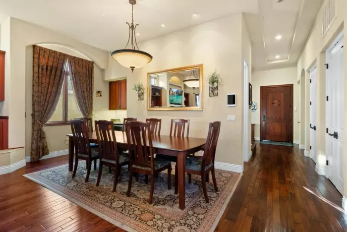 Dining area for comfortable meals and gatherings.