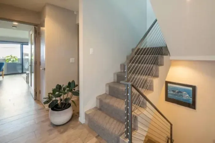 Ascend to comfort and style with a meticulously designed ladder, seamlessly blending functionality with aesthetic appeal for an unforgettable stay experience.