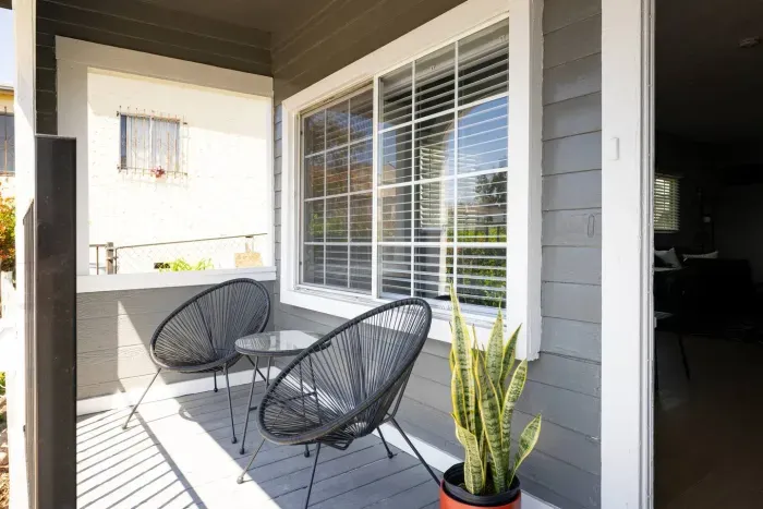 Hang on the porch and enjoy a cup of coffee