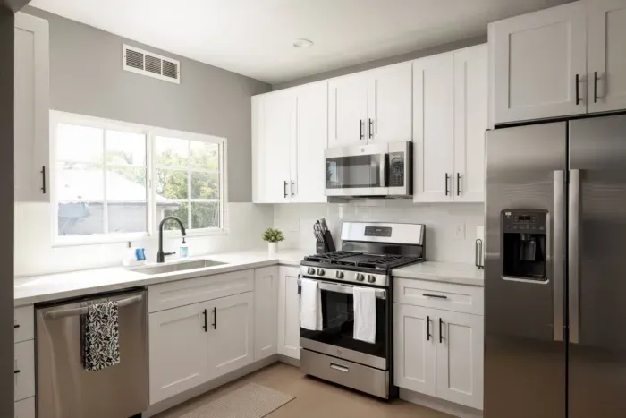 Fully renovated kitchen with all you need to cook a meal