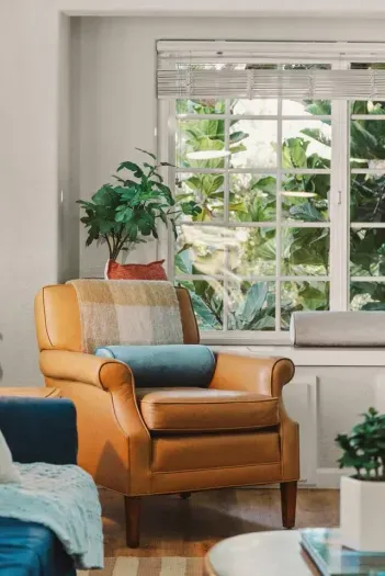 Hang out in the living room and enjoy the peaceful space