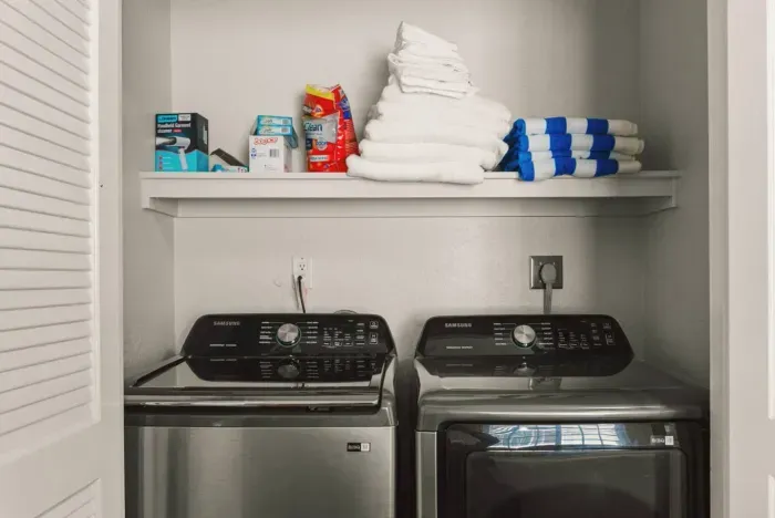 Full size washer and dryer available for your use