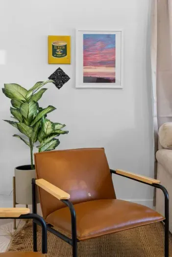 Unwind in this cozy and stylish corner of the home!