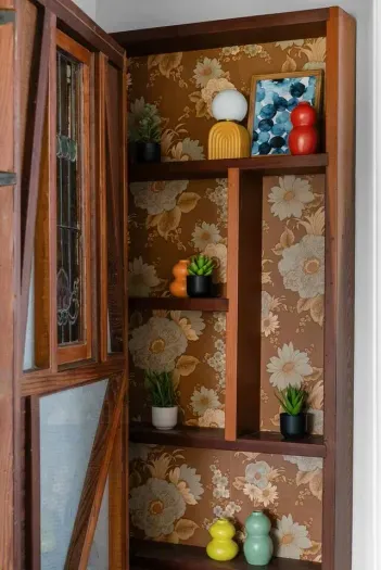 Vintage charm meets playful details throughout the home.