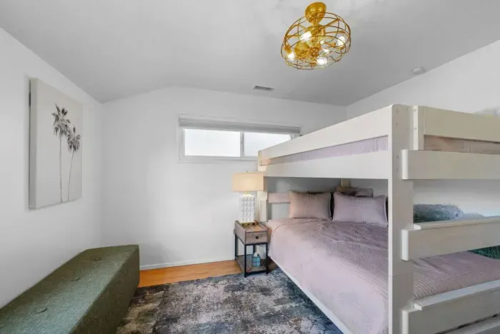 Cozy and modern bunk room, perfect for a restful night's sleep