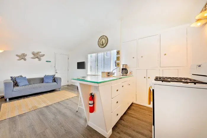 Relax indoors after a sun-filled day on the boardwalk.