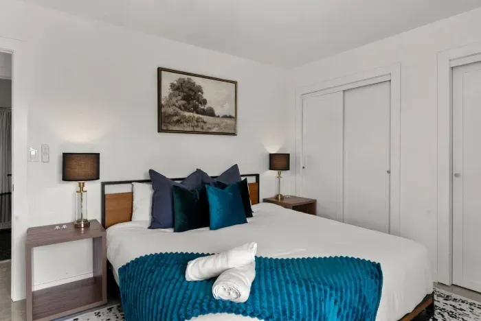 Stylish and serene, your restful haven awaits after a day in the city.