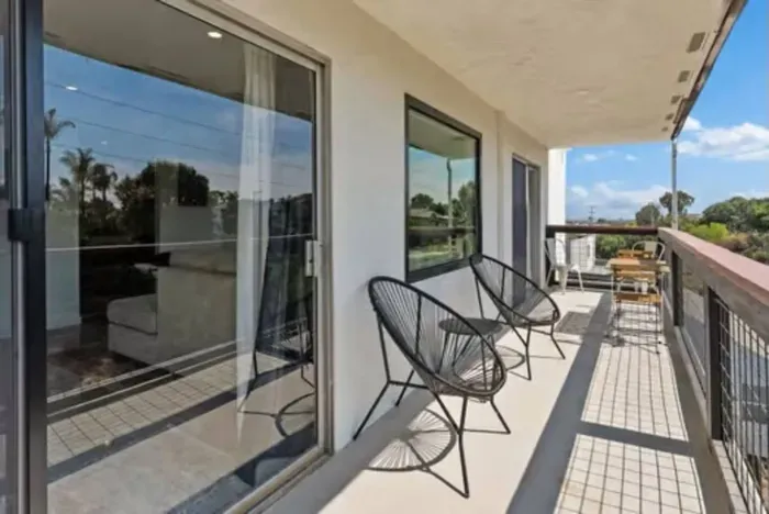 Take a look at the sunset from the balcony.