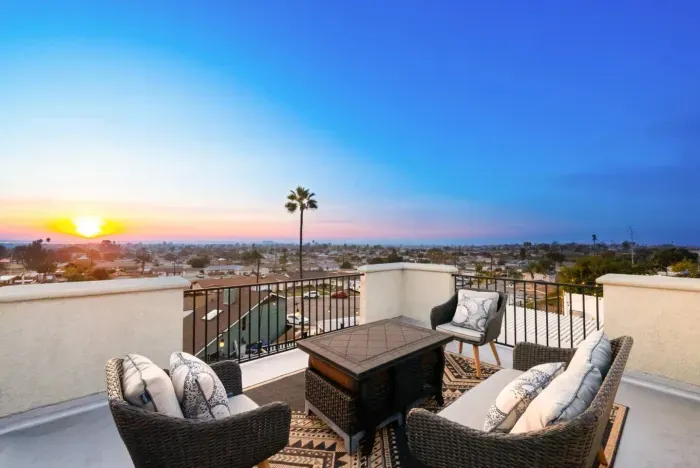 Sunset views while relaxing!