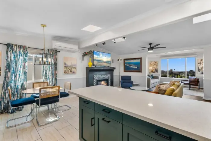 Spacious home with stunning views.