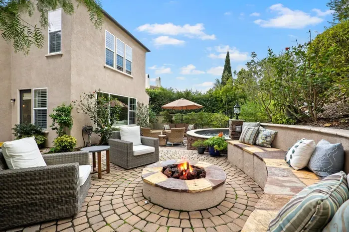 Enjoy the fire pit on those warm summer nights!