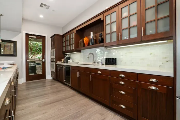 The clubhouse kitchen