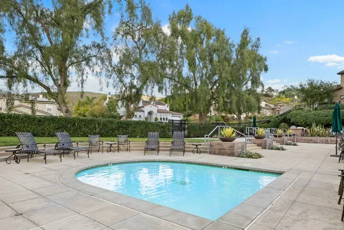 Small children's splash pool at the community club