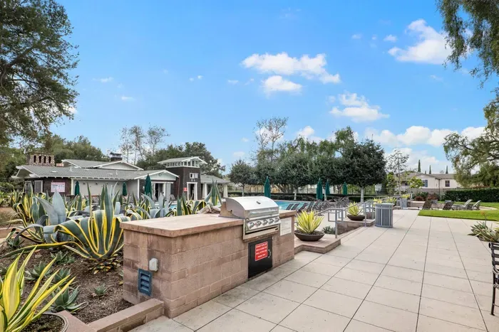 Shared BBQ area by the community pool