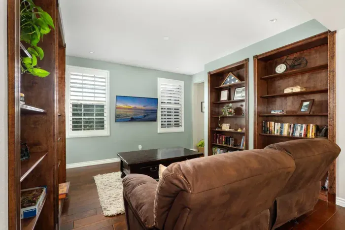 Upstairs living area
