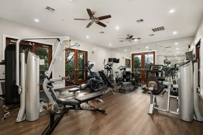 Full shared gym available in the clubhouse for your use