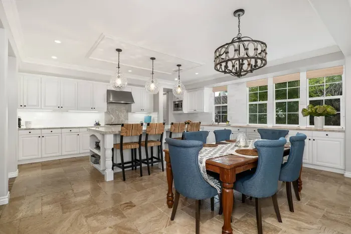 Dining are open to the spacious kitchen