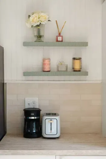 Stylish countertop with essentials