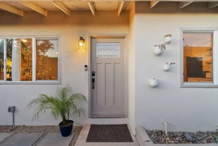 Welcoming door entrance area