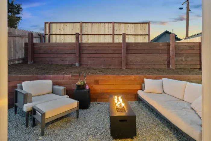 Cozy firepit for evening relaxation