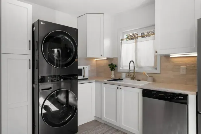 Convenient kitchen with laundry