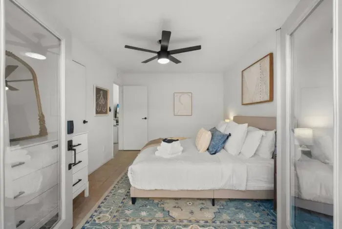 Spacious, airy, comfortable bedroom