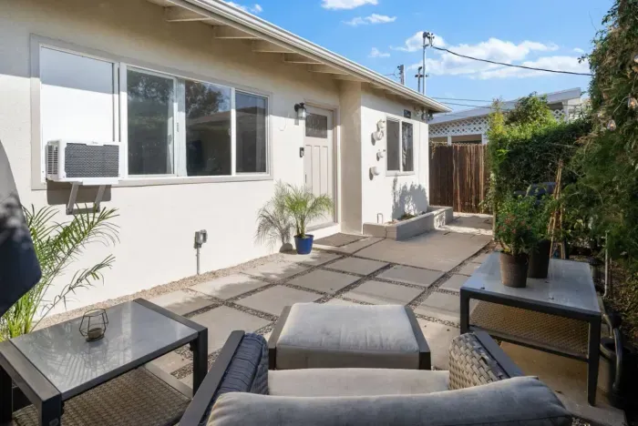 Charming front patio space