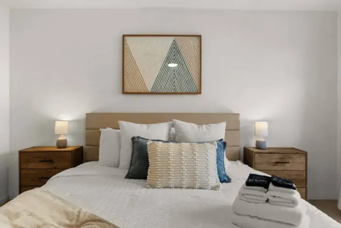 Cozy modern bedroom retreat