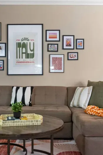 Spacious living area.