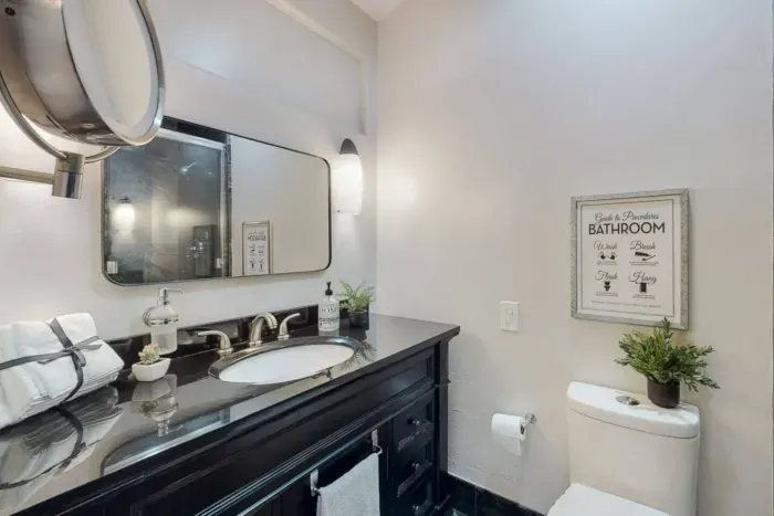 Stylish bathroom sink for a modern and elegant touch.