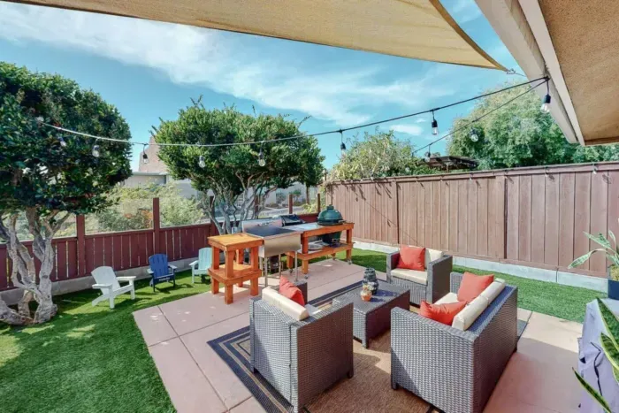 Ideal for a charming BBQ night adorned with string lights.