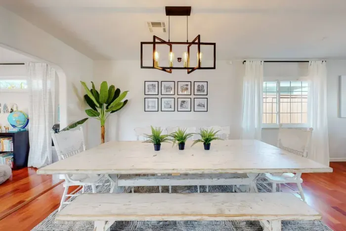 Beautifully designed dining area for elegant meals.