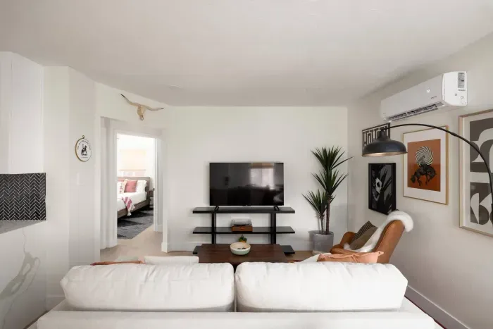 Take in the thoughtful design touches from every angle—this is modern comfort with a Western twist.