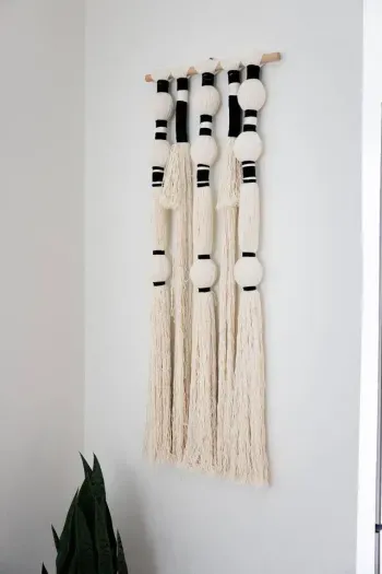 Locally inspired decor pieces add character and texture to the home’s interior design.