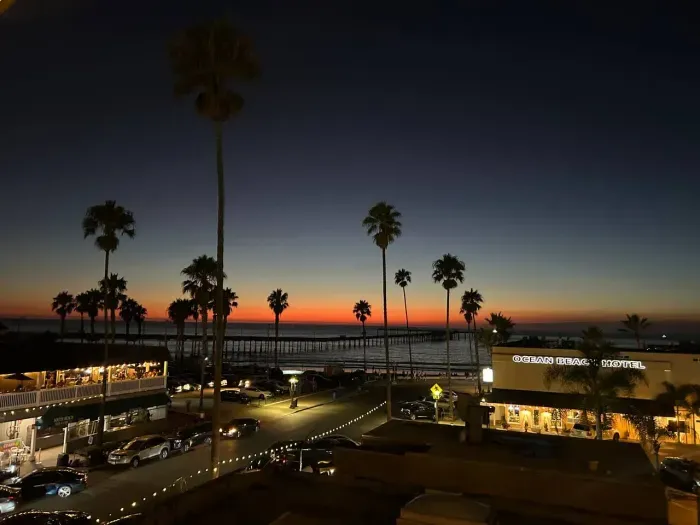 Enjoy a dreamy Ocean Beach sunset—just steps from the sand and pier.