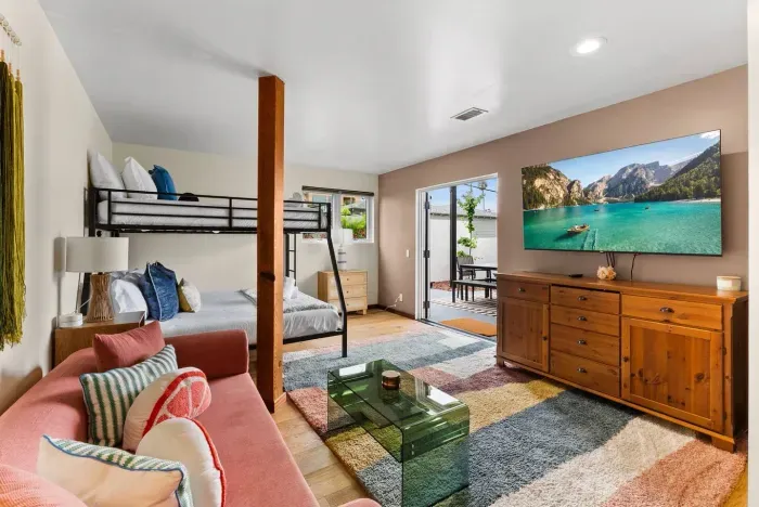 Cozy lounge area perfect for relaxing or reading