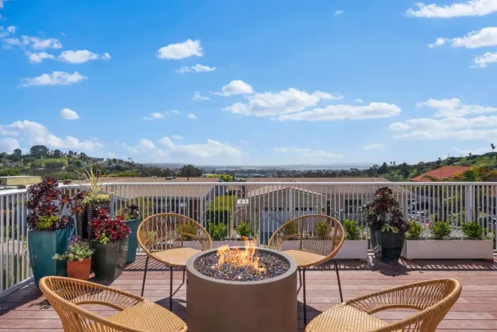 Relax in style with breathtaking views and a cozy fire pit at this stunning Airbnb retreat!