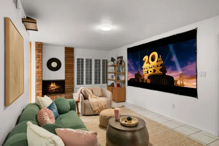 Enjoy a private home theater experience!