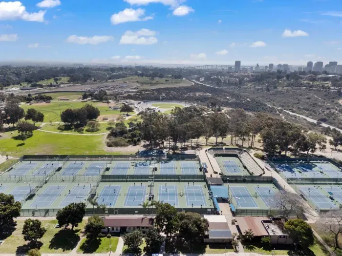 Plenty of tennis courts