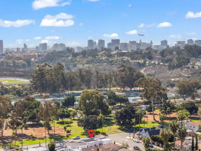 The home is very close to downtown!