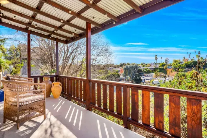 Enjoy quiet mornings on the shaded deck with wide-open views.