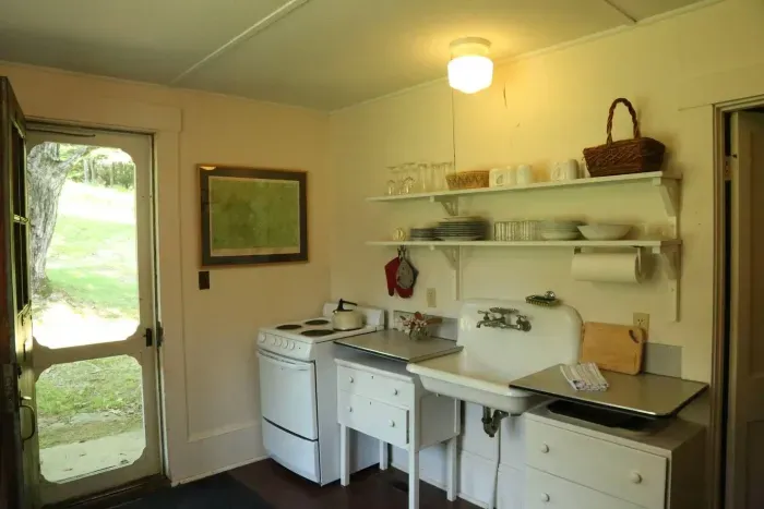 Kitchen Sink and Entrance Door