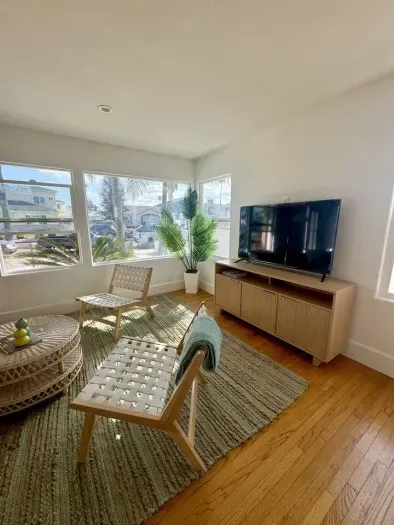 Kick back and unwind in the light-filled lounge.