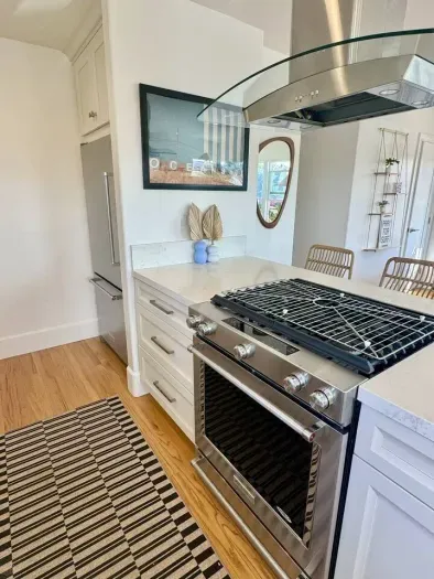 Fully equipped kitchen ready for home-cooked meals or quick bites.