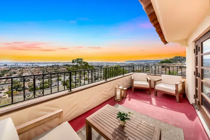 Sunset views stretch endlessly from your private terrace — pure serenity.