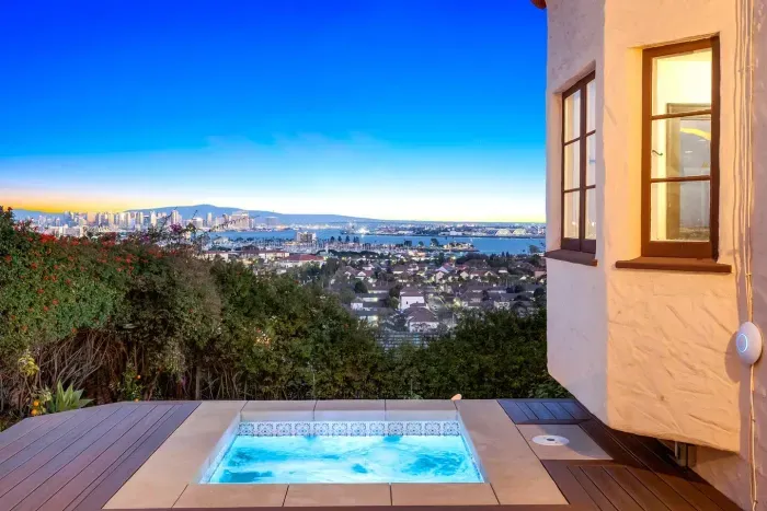 Soak under open skies with a city view that never gets old. The perfect spot to unwind and dream.