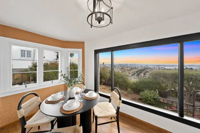 Morning coffee never looked better — panoramic views with every sip.