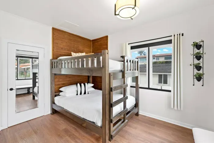 Bunk beds ready for laughter, sleepovers, and shared memories.